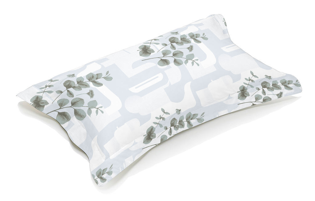 Cotton Blue Pillow
