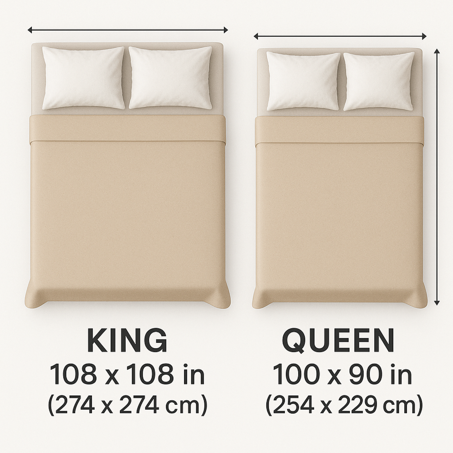 Flower Queen Glaze Cotton Queen Size Bedsheet for Double Bed (90x100 Inches) | 300 TC Premium Soft, Durable & Luxury Cotton Bedsheet Set