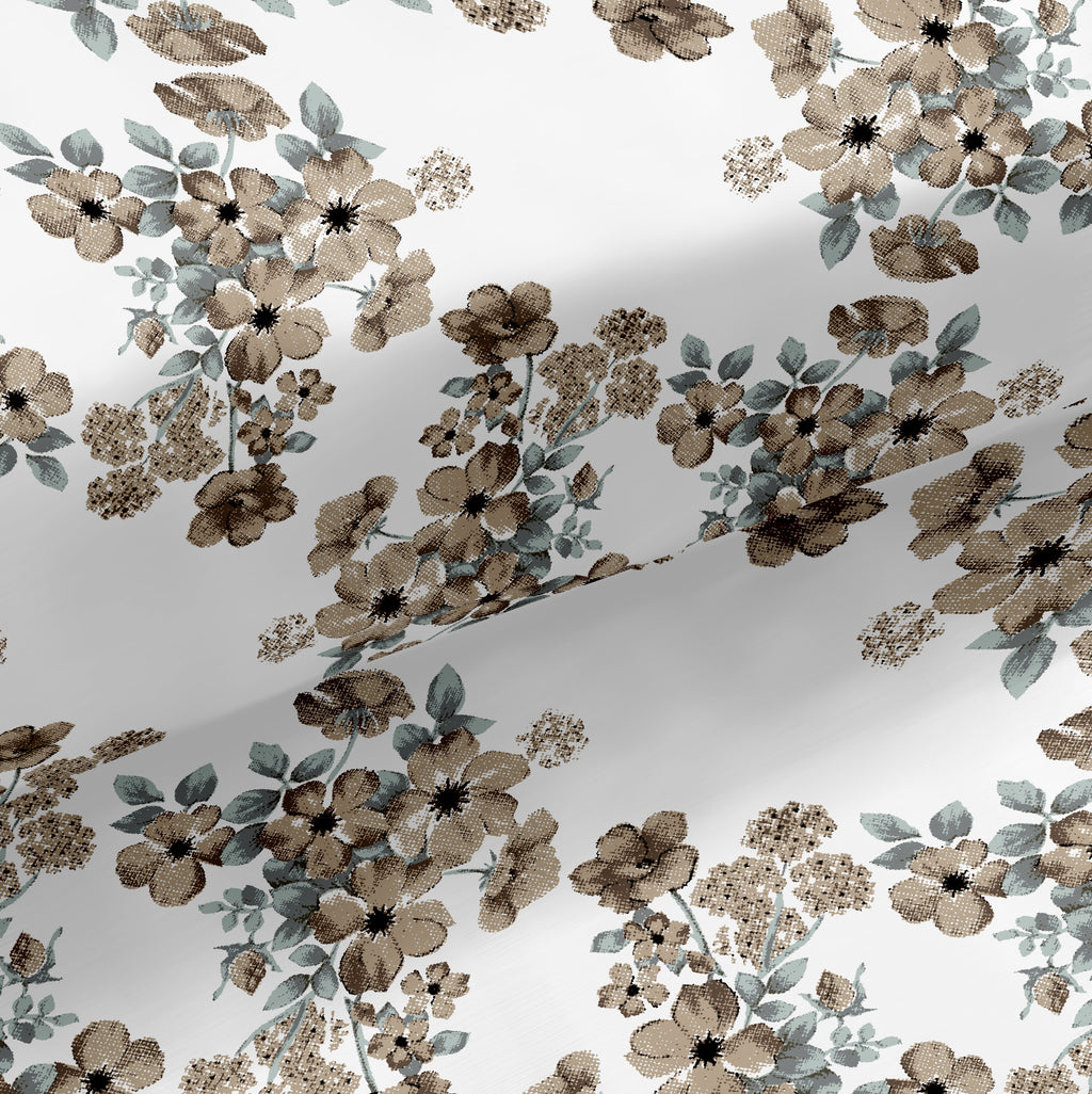 Brown Cotton Bedsheet Queen Size