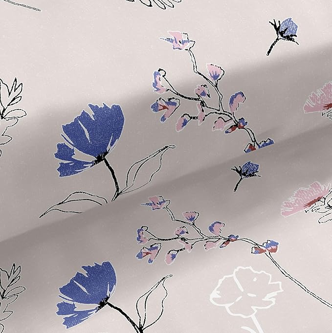 Brown Cotton Double Bedsheet