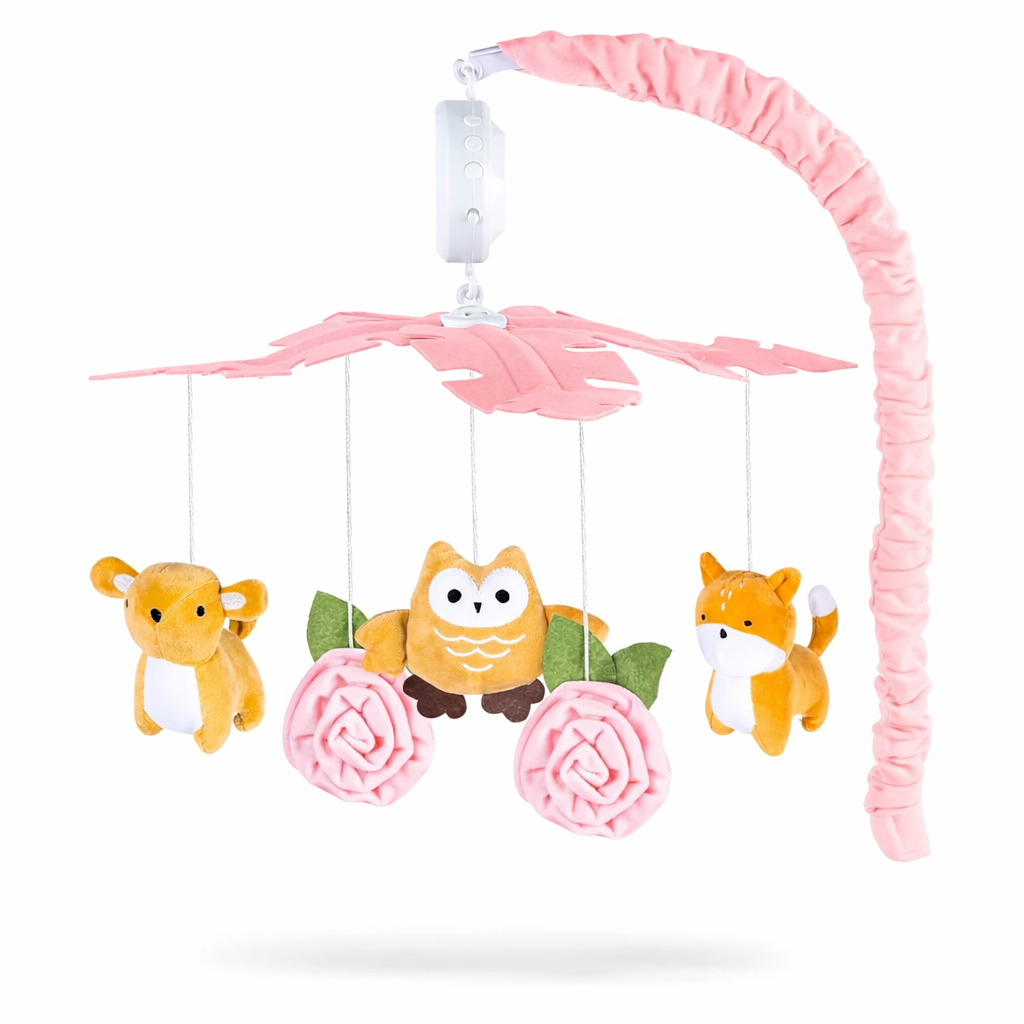 Baby Crib Hanging Toy with Music + 360° Rotation (Infant Crib Toy with Projector - Multicolor)