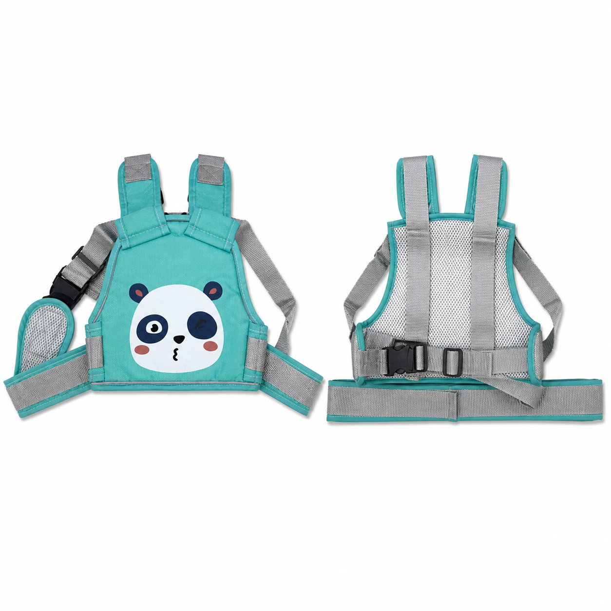 Green Koala Kids Safety Belt for Two-Wheeler