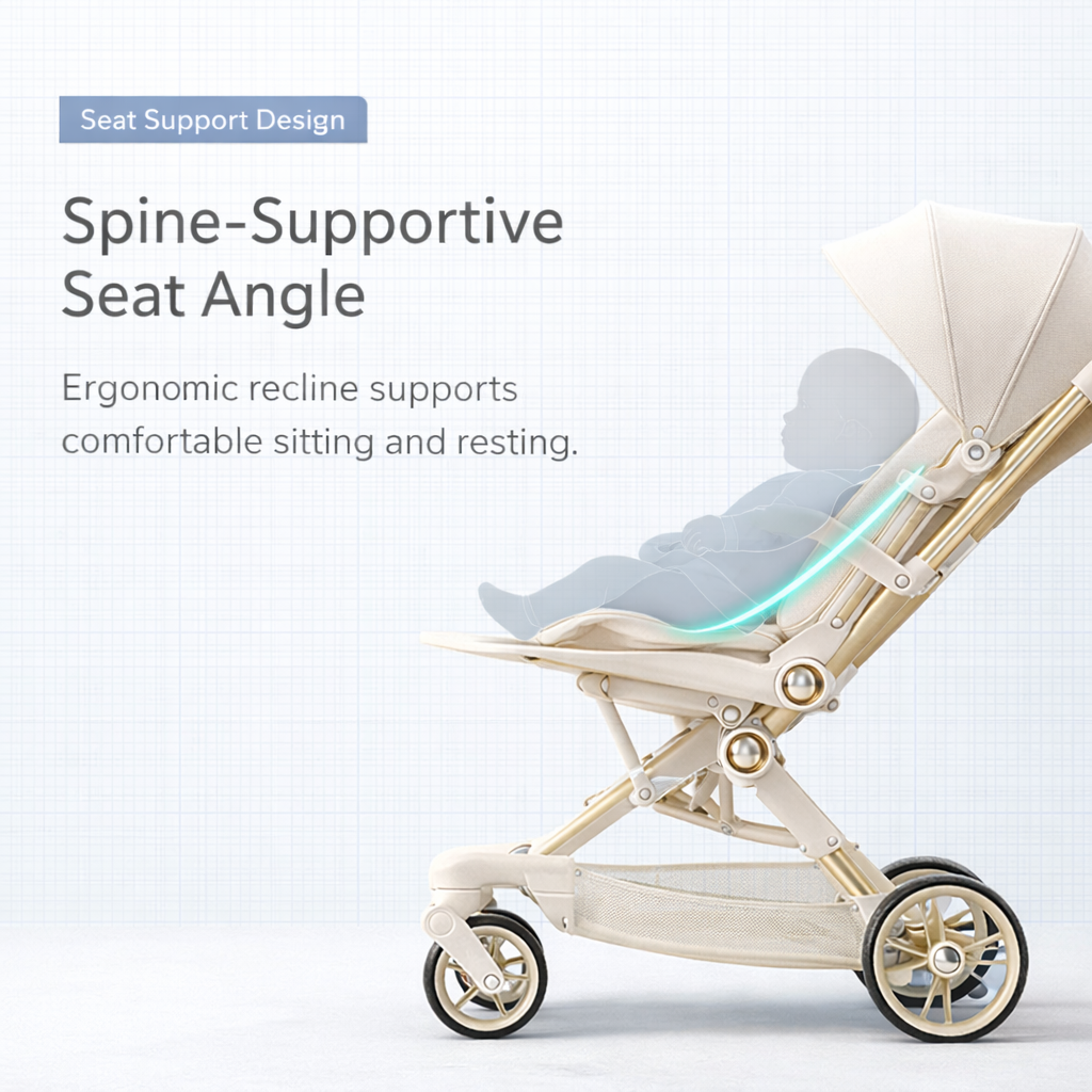 360° Rotatable Baby Stroller with Removable Feeding Table | Stroller with food tray and cup holder | Parent facing | Adjustable recline