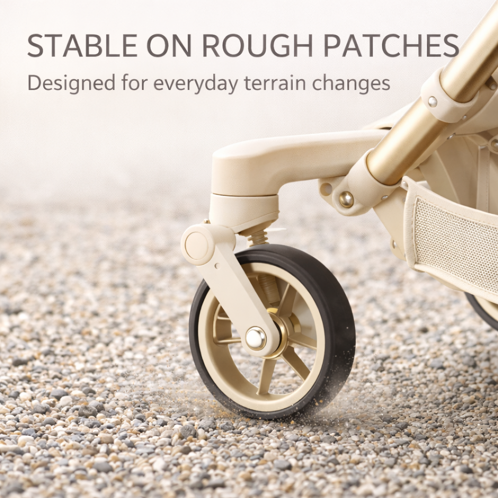 360° Rotatable Baby Stroller with Removable Feeding Table | Stroller with food tray and cup holder | Parent facing | Adjustable recline