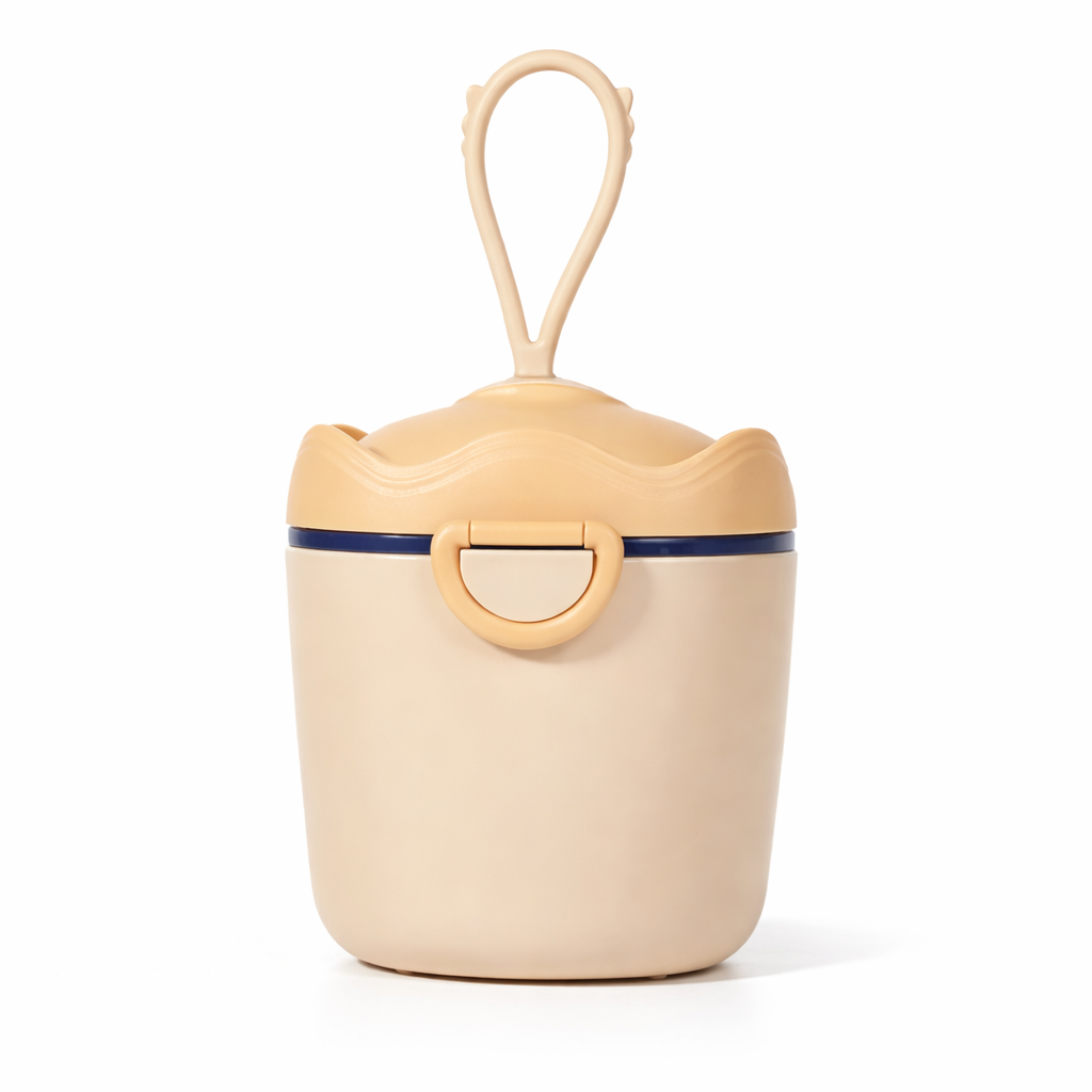 Baby Formula / Powder Storage Container (200 ml) with Airtight Lid + Built-in Spoon | Travel Friendly | Leak Proof