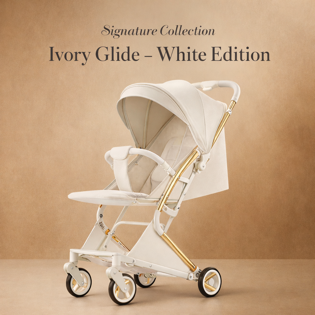 Jogging & Gliding Baby Stroller with Basket Under | Stroller for mall, doctor visit, flight, train, daily use | Stroller for 0 to 3 years | Adjustable recline