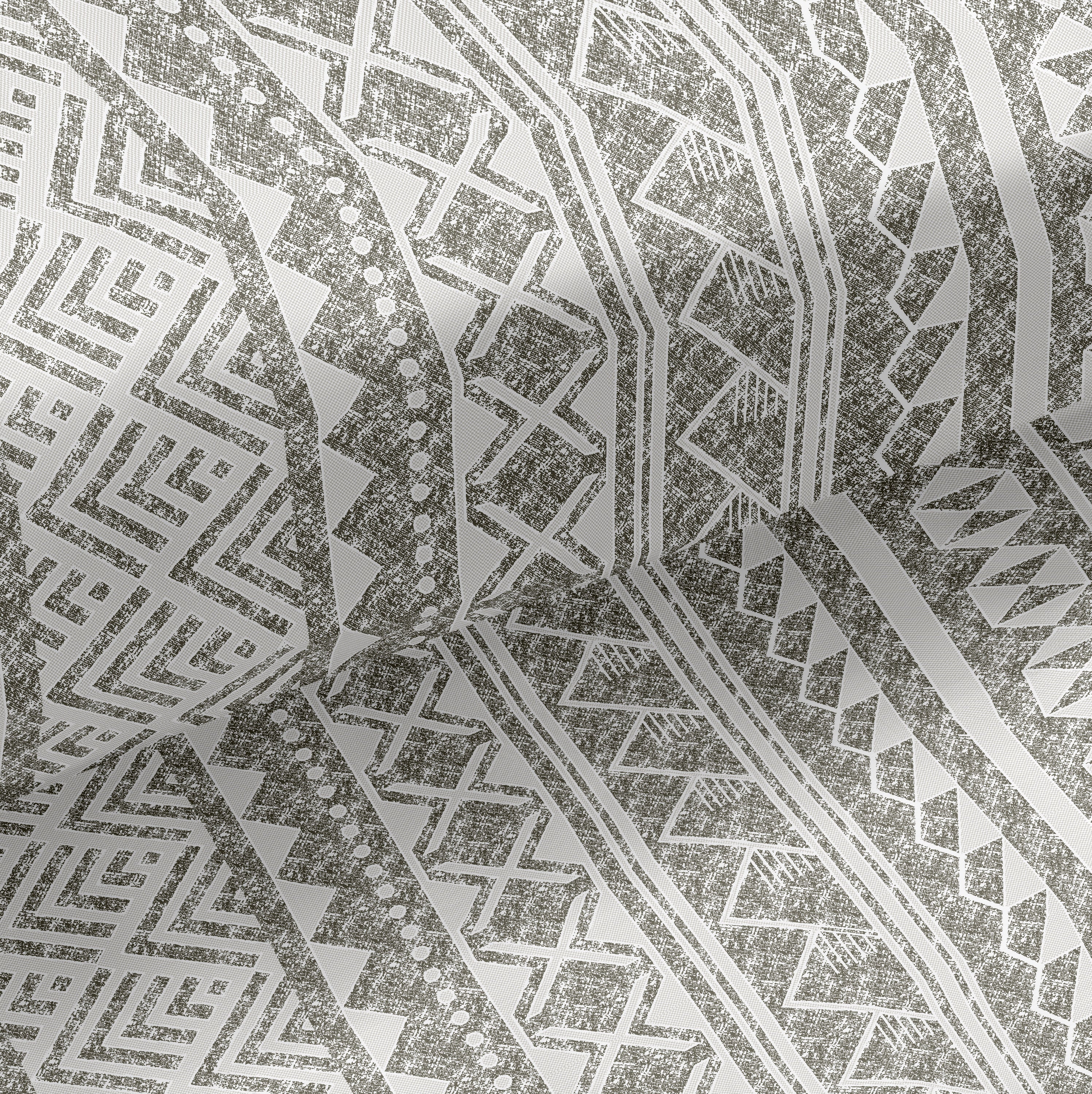 Cotton Bedsheet in Charcoal Haze Print