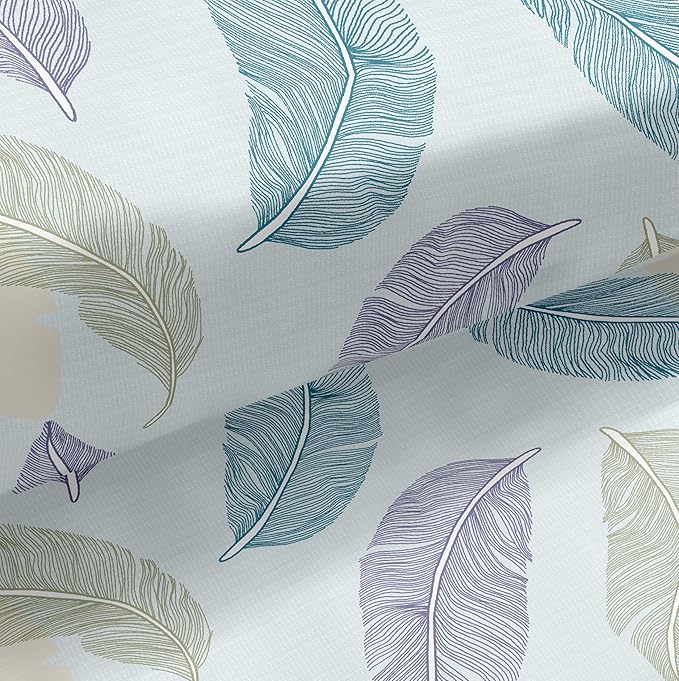 Cotton Double Bedsheet Whispering Leaves