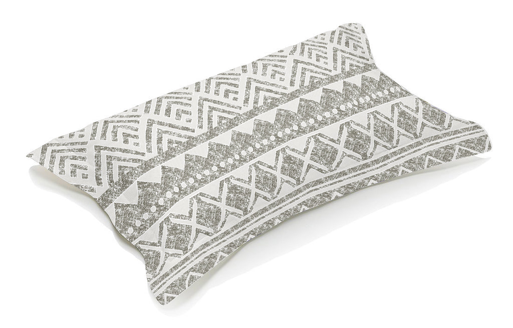 Cotton Bedsheet Pillow in Charcoal Haze Print