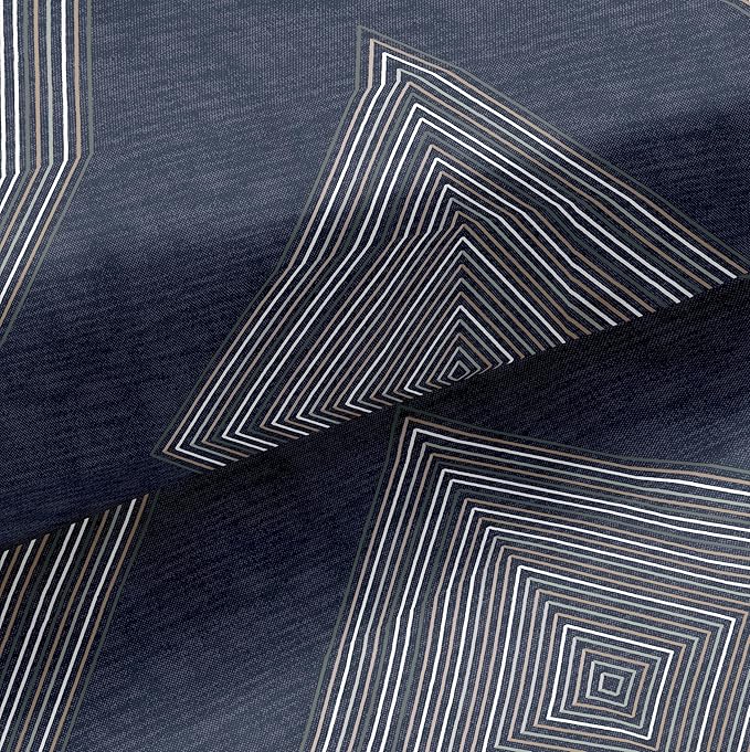 Echo Square Glaze Cotton Bedsheet Double Bed