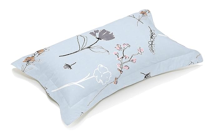 Floral-patterned pillow