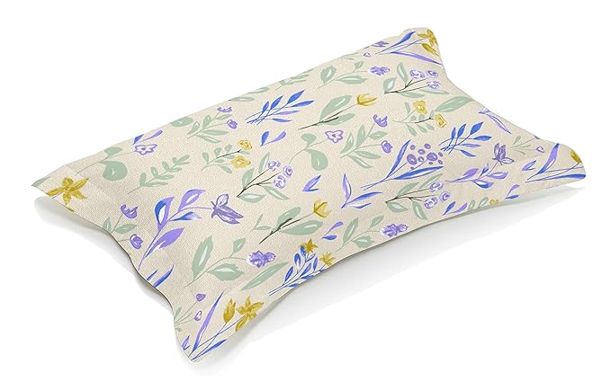 Lavender Fields Pistagreen Cotton Pillow Cover