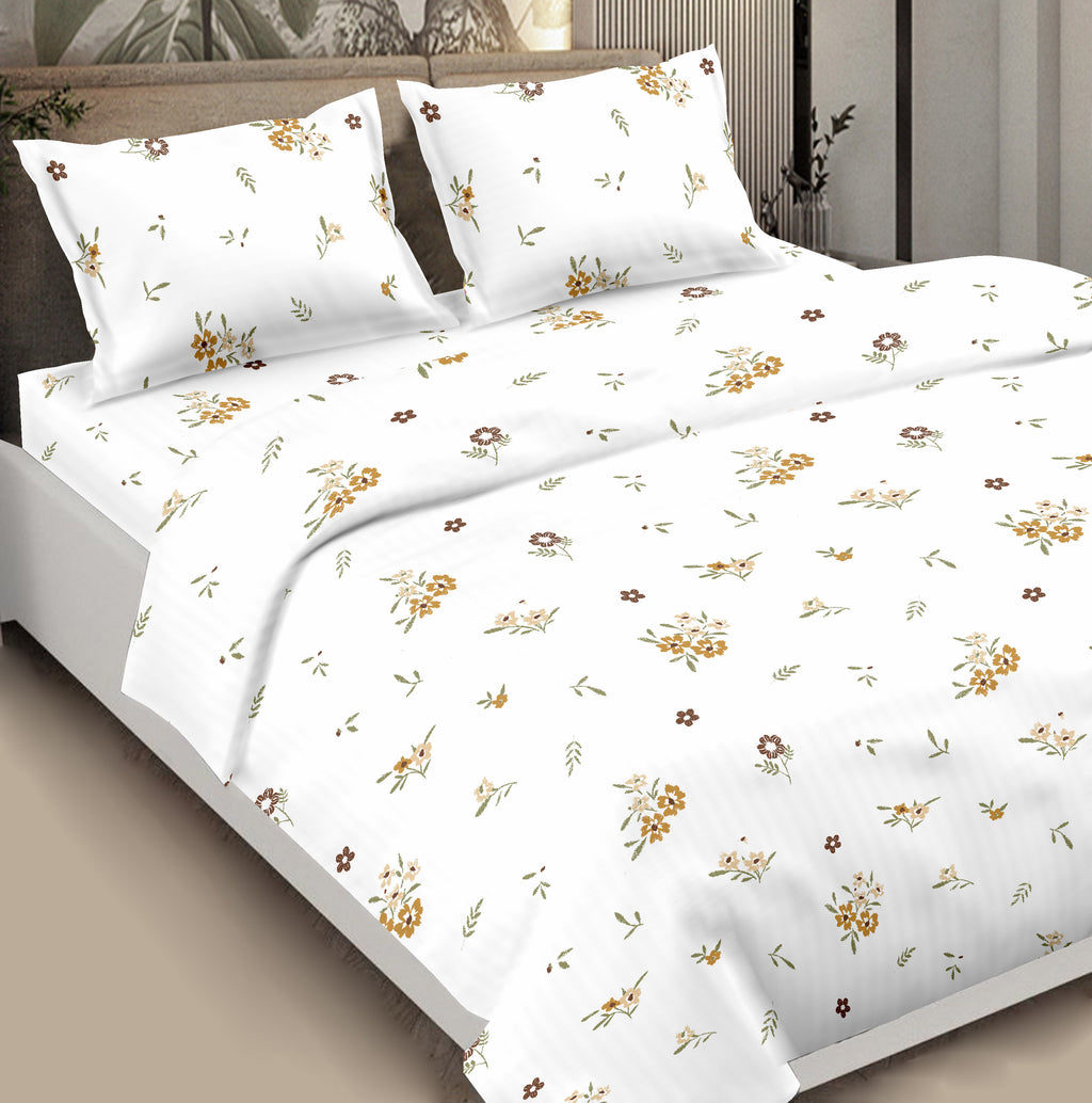 Pure Cotton Double Bedsheet