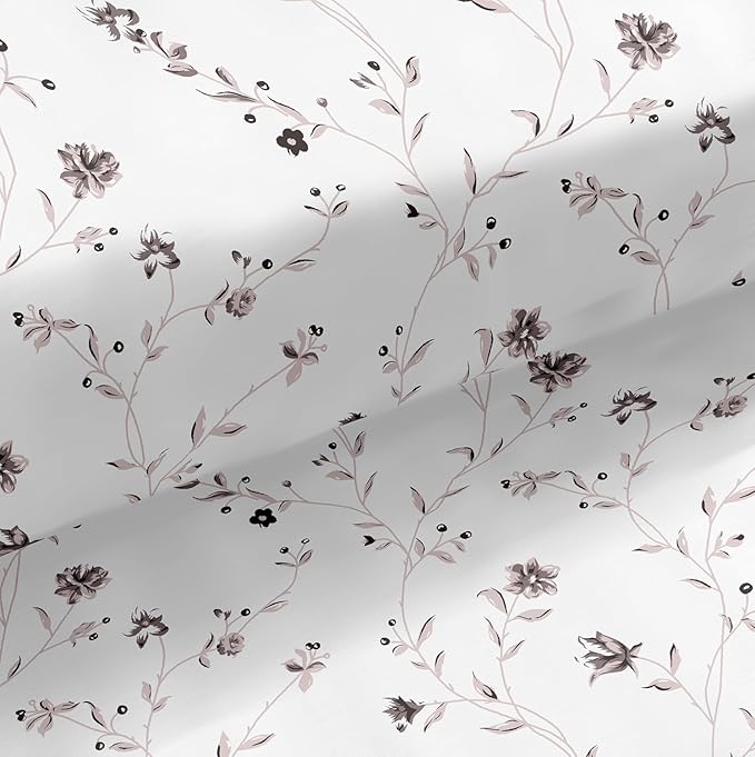 Pure Cotton Double Bedsheet (White Elegance)