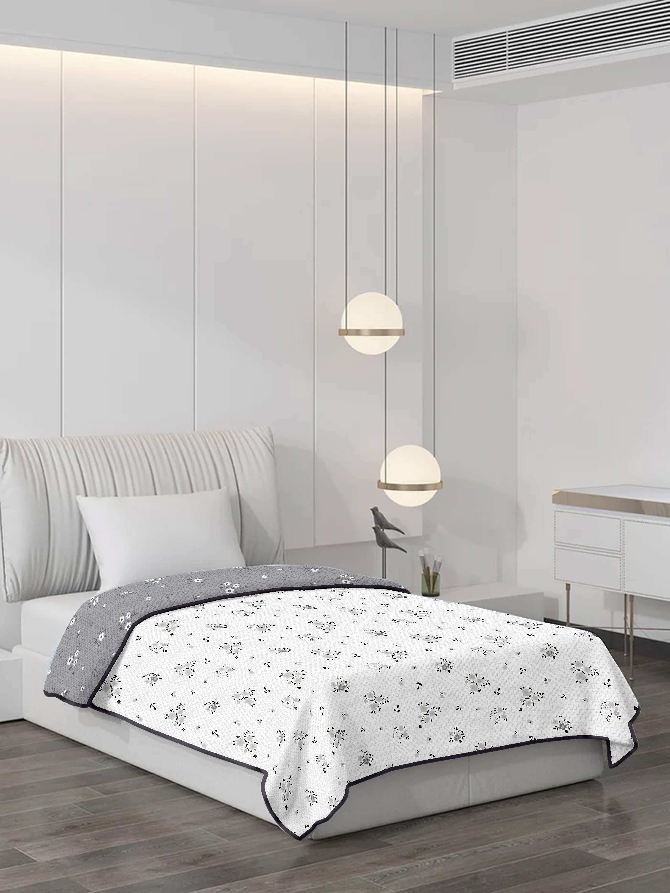 Reversible Cotton Dohar for Single Bed