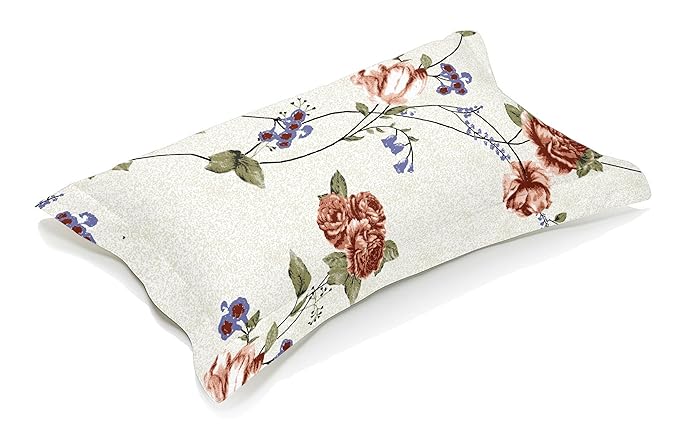 Romantic Garden Cream Glaze Cotton Pillow Cover