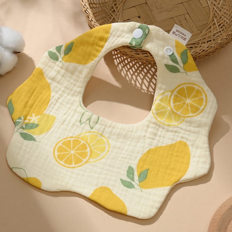 Soft Muslin Cotton Baby Bibs Set