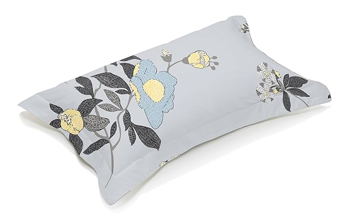 Summer Meadow Floral Glaze Cotton Pillow Cover