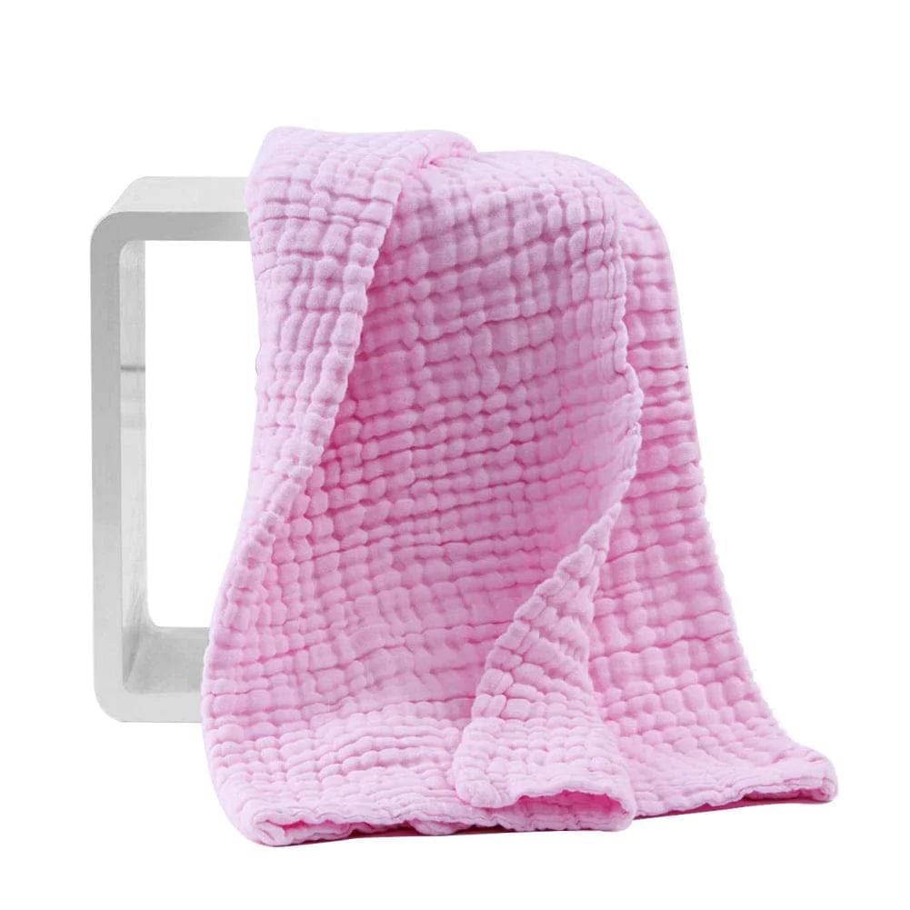 6 Layer Muslin Baby Bath Towel | 500 TC Super Soft & Highly Absorbent Wash Towel for Newborn | Extra Soft Muslin Cotton Towel for Kids, Boys & Girls