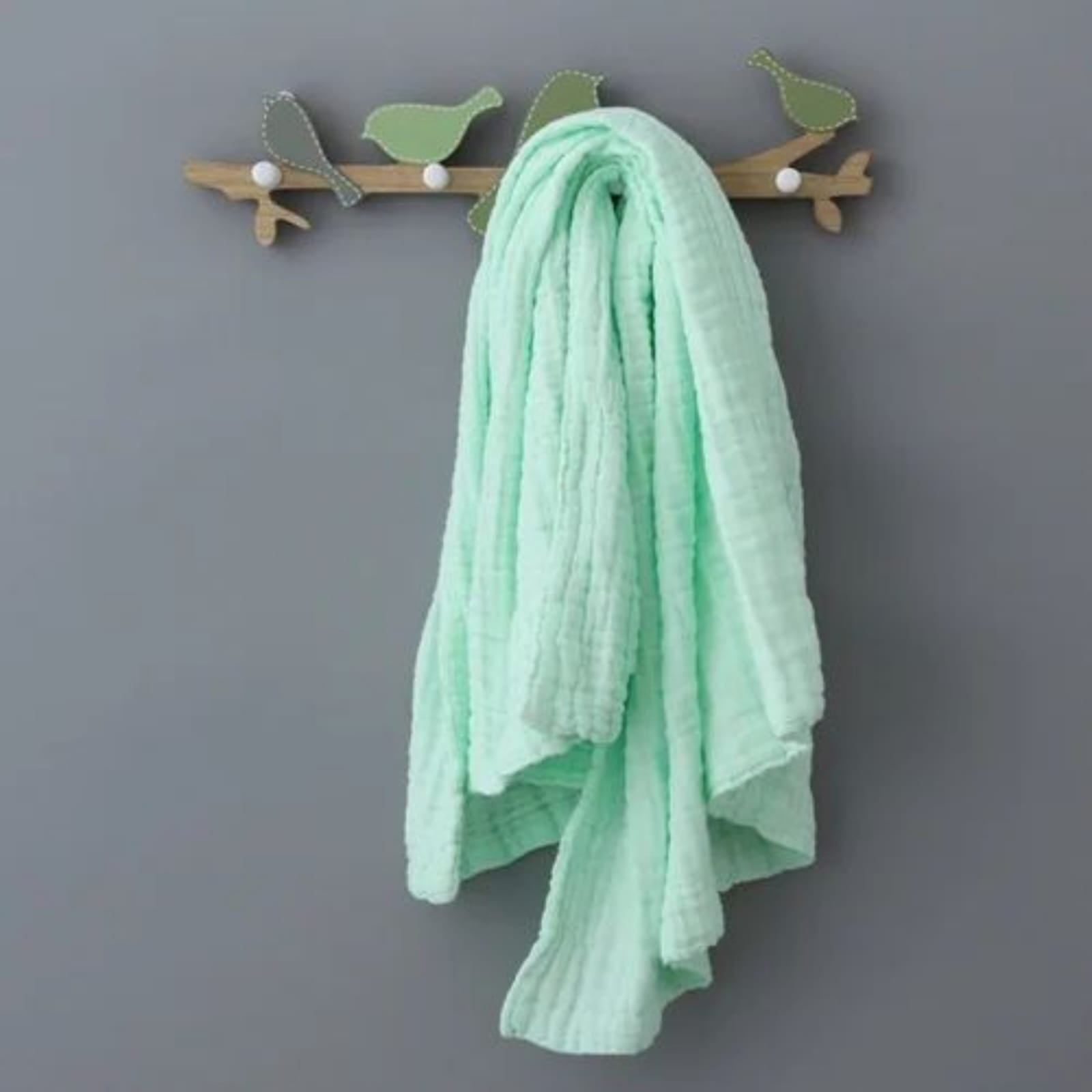 6 Layer Muslin Baby Bath Towel | 500 TC Super Soft & Highly Absorbent Wash Towel for Newborn | Extra Soft Muslin Cotton Towel for Kids, Boys & Girls