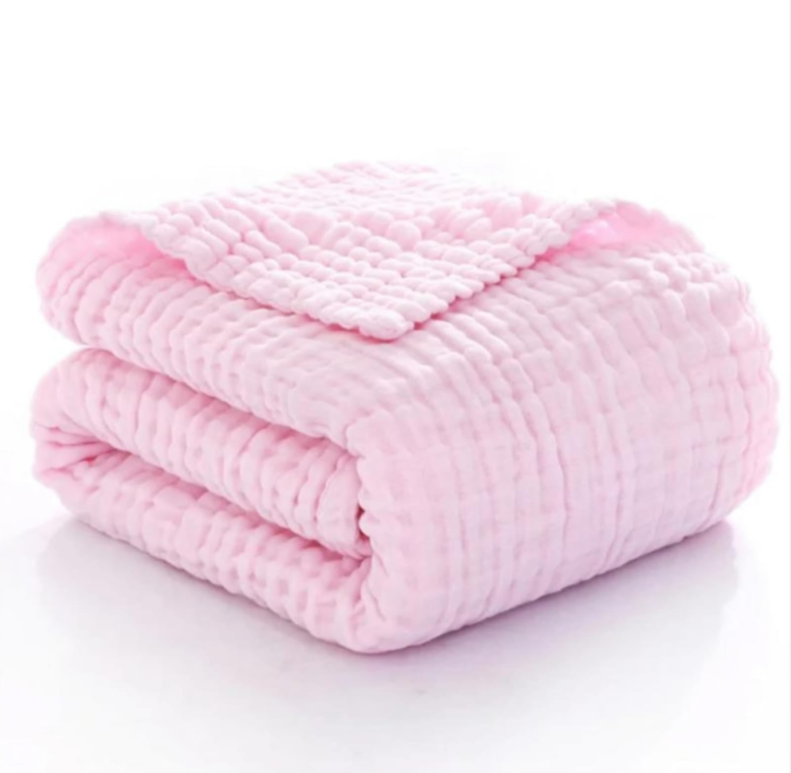 6 Layer Muslin Baby Bath Towel | 500 TC Super Soft & Highly Absorbent Wash Towel for Newborn | Extra Soft Muslin Cotton Towel for Kids, Boys & Girls