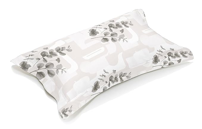Floral-patterned pillow