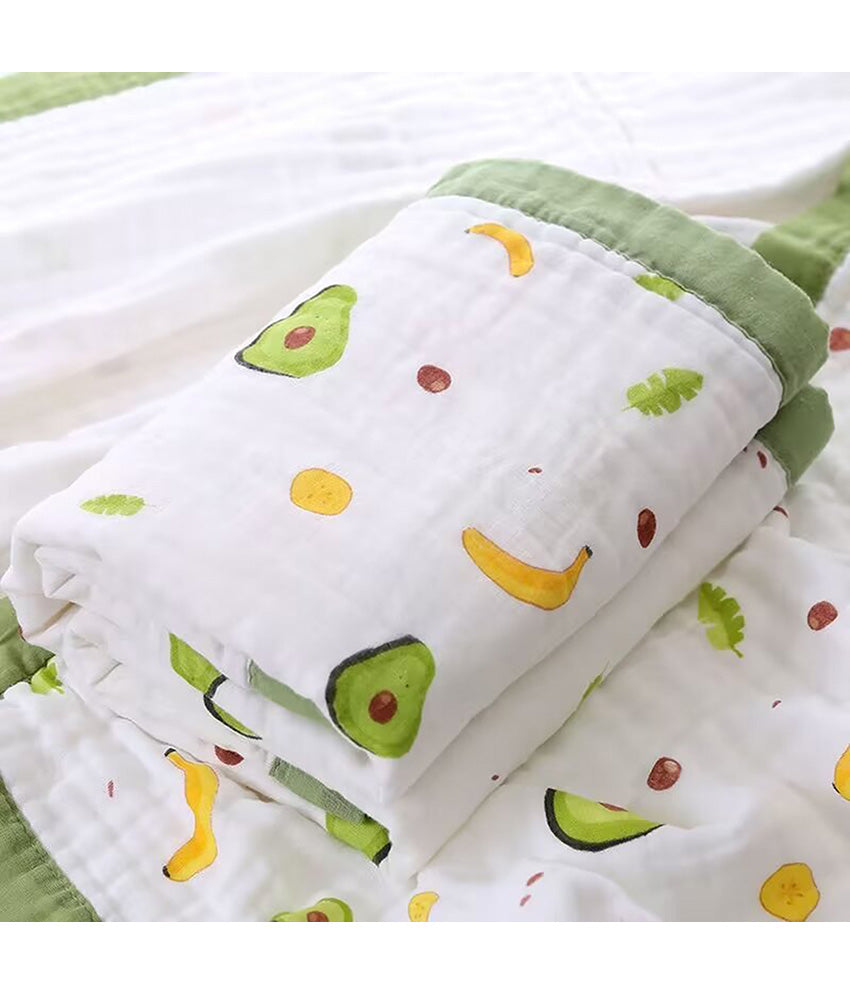 soft baby blanket avocado