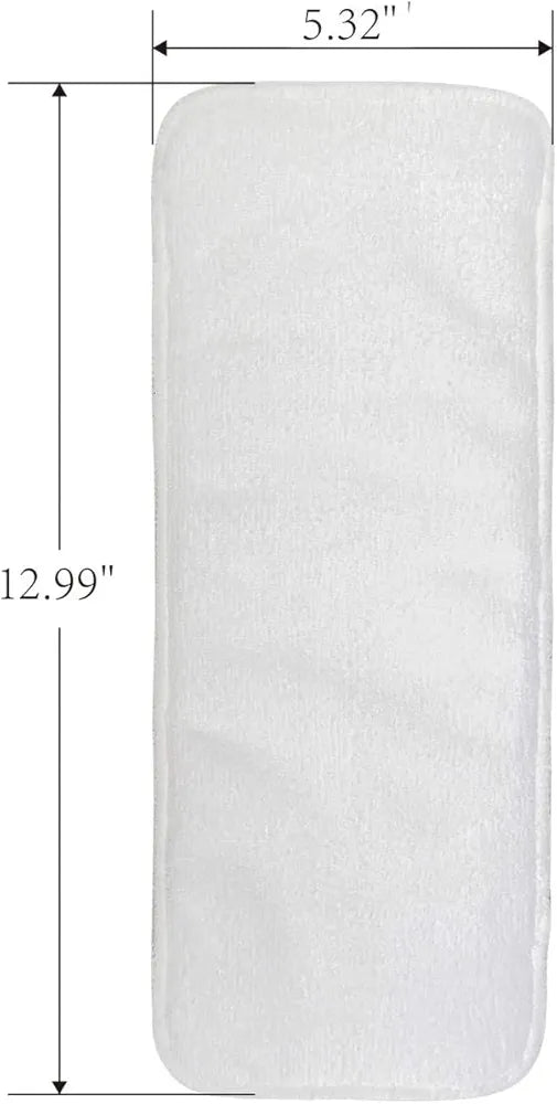 white diaper pad size